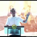 Menteri ESDM, Bahlil Lahadalia Saat menyampaikan laporan jelang Groundbreaking Proyek Strategis Nasional Liquefied Natural Gas (LNG) Abadi Masela, Maluku, Kamis (16/7/2026). (Tangkapan Layar Youtube/Sekretariat Presiden)