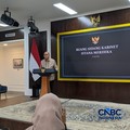 Menteri Investasi dan Hilirisasi/Kepala BKPM sekaligus CEO Danantara Indonesia, Rosan Roeslani saat menyampaikan pemaparan dalam Konferensi Pers Realisasi Investasi Kuartal II-2026, di Kantor Presiden, Kompleks Istana Kepresidenan, Jakarta, Kamis (16