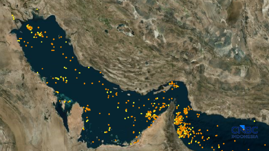 Pergerakan Kapal di Selat Hormuz 16 Juli 2026