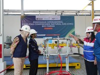 PT Bio Farma (Persero) dan PT Gagas Energi Indonesia (PGN Gagas) resmi berkolaborasi dalam pemanfaatan CNG di fasilitas Bio Farma di Bandung, Rabu (15/7/2026). (Dok. PT PGN (Persero) Tbk)