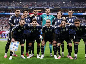 Foto: Tim Nasional Argentina. (Dokumentasi Federasi Sepakbola Argentina)