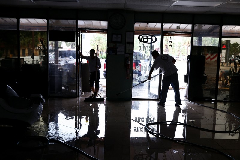 Banjir katastrofik kembali melanda Texas Tengah akibat meluapnya Sungai Guadalupe., Jumat (17/7/2026). (REUTERS/Kaylee Greenlee)