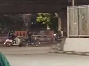 Geng Motor Tawuran Pakai Sajam di Jalan Pettarani Makassar