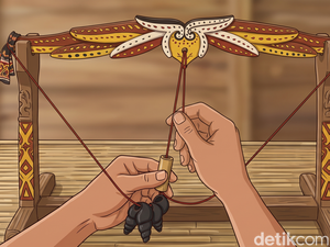 Uji Kecermatan Lewat Permainan Tengkuyung Berambeh dari Kalbar