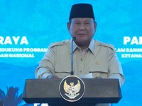 Presiden Prabowo Subianto pimpin Panen Raya Serentak di Seluruh Indonesia Bersama TNI, 17 Juli 2026. (YouTube/Sekretariat Presiden)