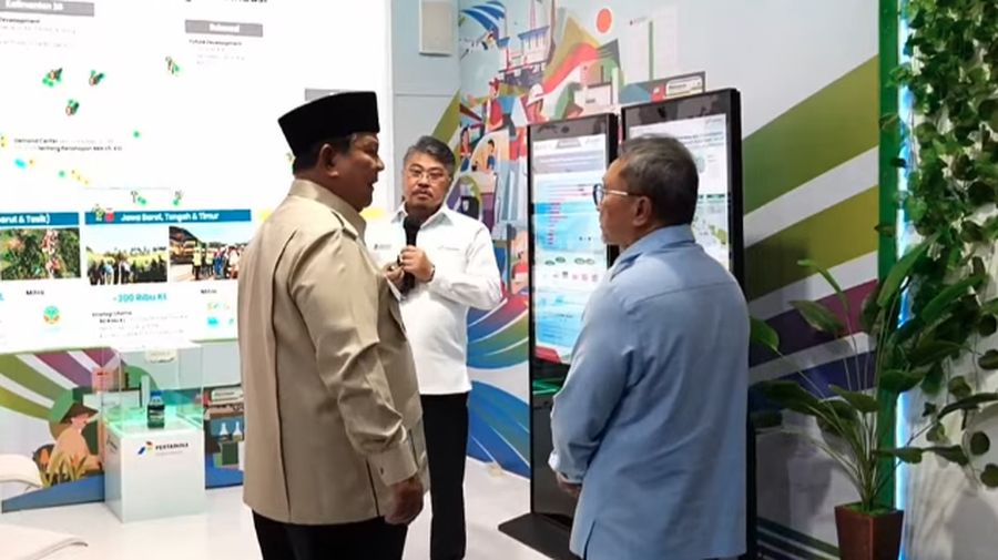 Presiden Prabowo Subianto pimpin Panen Raya Serentak di Seluruh Indonesia Bersama TNI, 17 Juli 2026. (YouTube/Sekretariat Presiden)