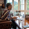 Seskab Teddy Indra Wijaya menerima Menteri Pendidikan Tinggi, Sains, dan Teknologi, Brian Yuliarto pada Kamis (16/7/2026). (Tangkapan layar Instagram/ @sekertariat.kabinet)
