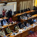 Suasana Rapat Dengar Pendapat Komisi IX DPR dengan Badan Gizi Nasional di ruang rapat Komisi IX DPR, Senayan, Jakarta Pusat, Jumat (17/6/2026). (CNBC Indonesia/Fergie Nadira)