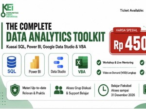 Kursus SQL, Power BI, dan Google Data Studio Online, Bisa Diakses Sampai Akhir Tahun