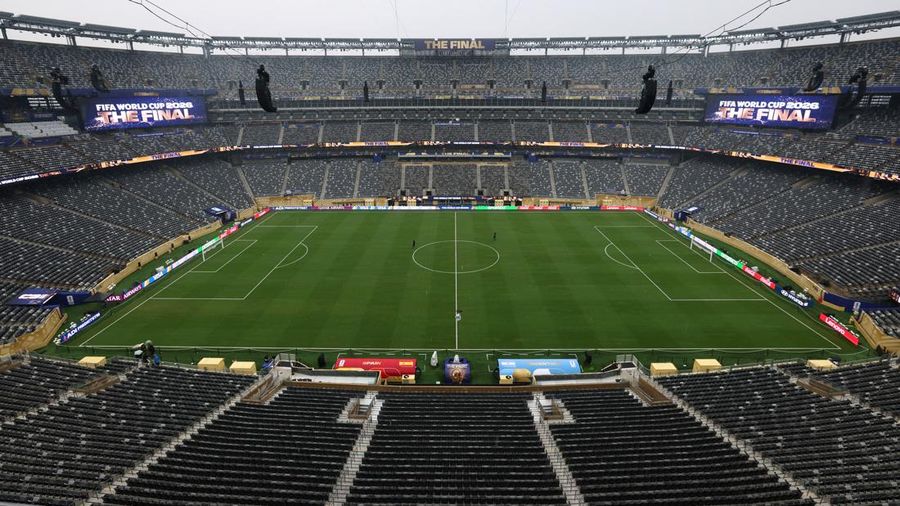 Laga final Piala Dunia 2026 akan digelar di New York New Jersey Stadium atau MetLife Stadium. Spanyol dan Argentina akan bermain di salah satu stadion paling besar di Liga Football Nasional (NFL). (REUTERS/Amanda Perobelli)