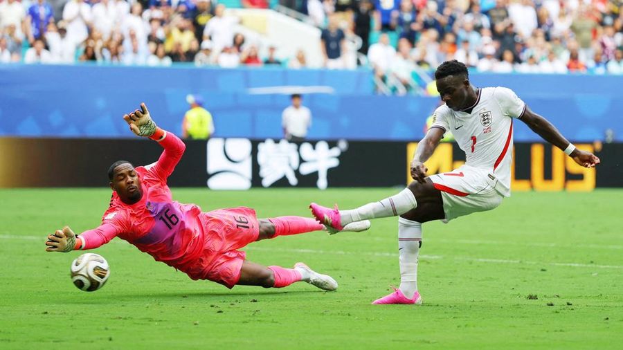 Timnas Inggris meraih medali perunggu Piala Dunia 2026 usai mengalahkan Prancis, Minggu (19/7/2026) pagi. Timnas Inggris meraih medali perunggu Piala Dunia 2026 usai mengalahkan Prancis, Minggu (19/7/2026) pagi. (REUTERS/Carlos Barria)