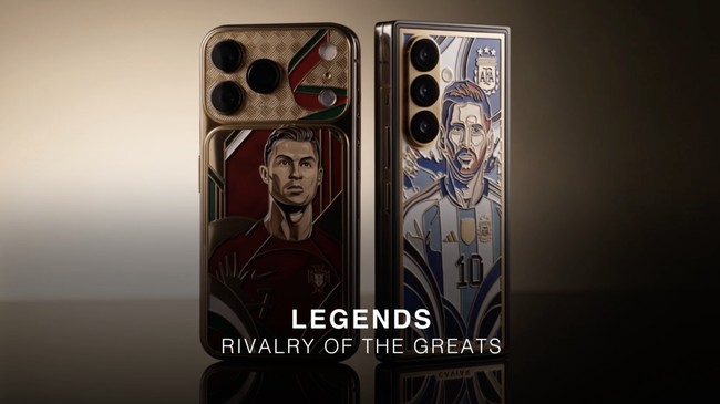 Penampakan HP Khusus Messi dan CR7 Cuma Ada 19 Unit di Dunia