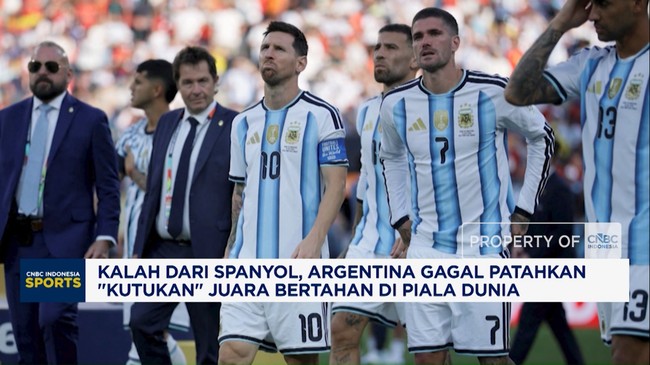 Video:Argentina Gagal Patahkan "Kutukan" Juara Bertahan di Piala Dunia