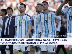 Argentina Gagal Patahkan "Kutukan" Juara Bertahan di Piala Dunia
