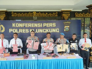 Polres Klungkung Gulung Empat Pengedar Sabu, Sita 195 Paket Narkoba
