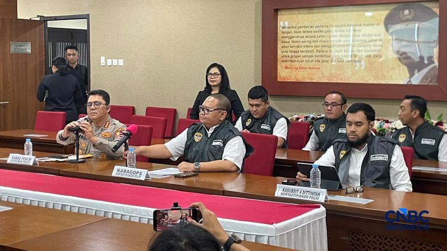 Kortas Tipidkor Polri akan menyampaikan perkembangan penanganan perkara tindak pidana korupsi terkait pemberian fasilitas pembiayaan invoice financing oleh PT Perusahaan Pengelola Aset (Persero), BUMN, kepada PT Bintang Abadi Sampurna dalam proyek pe