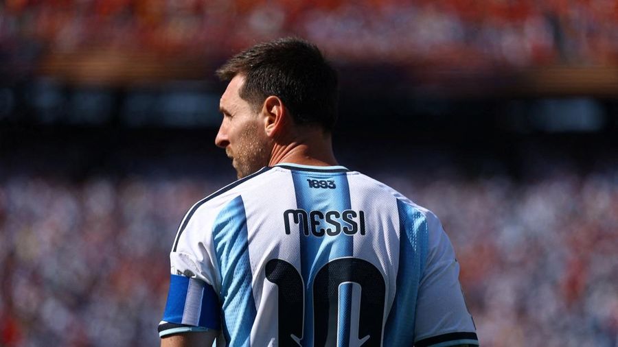 Lionel Messi dalam pertandingan final Piala Dunia FIFA 2026 antara Argentina dan Spanyol di New York/New Jersey Stadium, East Rutherford, New Jersey, Amerika Serikat, Minggu (19/7/2026).