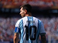 Lionel Messi dalam pertandingan final Piala Dunia FIFA 2026 antara Argentina dan Spanyol di New York/New Jersey Stadium, East Rutherford, New Jersey, Amerika Serikat, Minggu (19/7/2026). (REUTERS/Hannah Mckay)