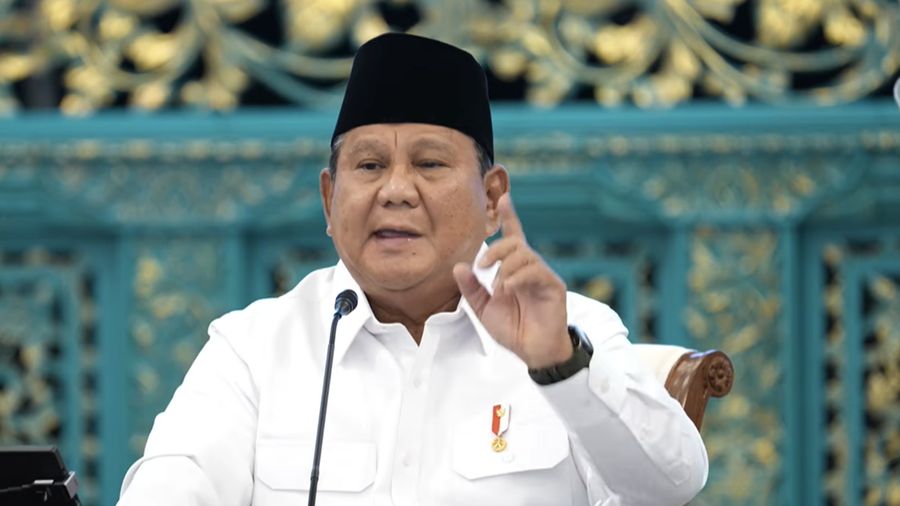 Presiden Prabowo pada Sidang Kabinet Paripurna, Istana Negara, 20 Juli 2026. (YouTube/Sekretariat Presiden)