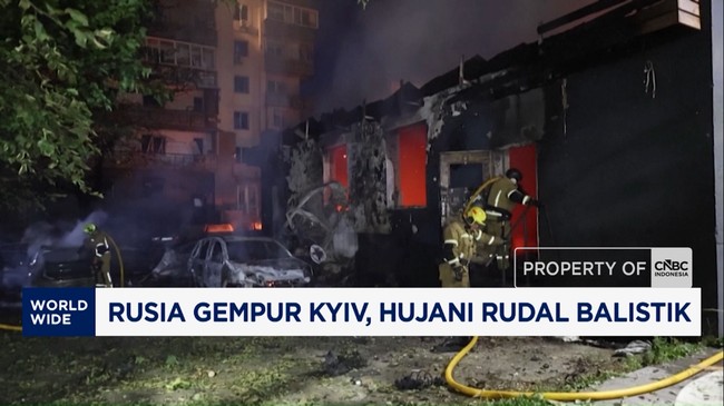 Video: Rusia Gempur Kyiv, Hujani Rudal Balistik