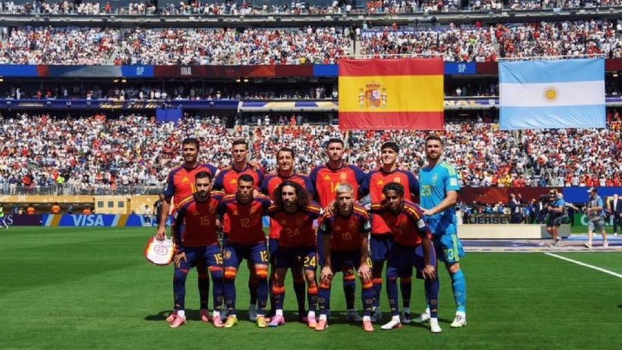 Foto: Tim Nasional Spanyol. (Dokumentasi Federasi Sepakbola Spanyol)