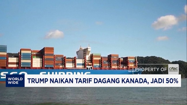 Video: AS Naikkan Tarif Dagang Kanada Jadi 50%