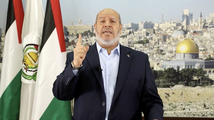 Hamas menunjuk Khalil Al-Hayya sebagai pemimpin baru. (Tangkapan Layar Video Reuters/)