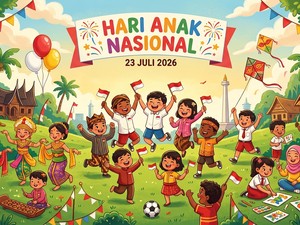 Tema Hari Anak Nasional 2026 Beserta Subtema dan Logo-Filosofinya