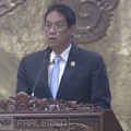 Menteri Keuangan (Menkeu), Purbaya Yudhi Sadewa saat dalam Rapat Paripurna DPR RI ke-26 Masa Persidangan V Tahun Sidang 2025–2026 di Komplek Parlemen, Jakarta, Selasa (21/7/2026). (Tangkapan Layar Youtube/DPR RI)