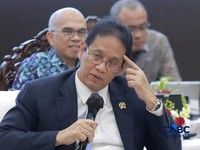 Menteri Keuangan (Menkeu), Purbaya Yudhi Sadewa saat menyampaikan pemaparan dalam konferensi pers APBN KiTa Edisi Juli 2026 di kantor pusat Kementerian Keuangan, Jakarta Pusat, Selasa (21/7/2026). (CNBC Indonesia/Muhammad Sabki)