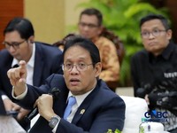 Menteri Keuangan (Menkeu), Purbaya Yudhi Sadewa saat menyampaikan pemaparan dalam konferensi pers APBN KiTa Edisi Juli 2026 di kantor pusat Kementerian Keuangan, Jakarta Pusat, Selasa (21/7/2026). (CNBC Indonesia/Muhammad Sabki)
