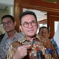 Menteri Perdagangan, Budi Santoso usai rapat dengan Komisi VI DPR, Selasa (21/7/2026). (CNBC Indonesia/Ferry Sandi)