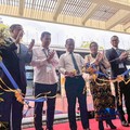 Peresmian uji coba bus hidrogen, dalam acara Global Hydrogen Ecosystem Summit (GHES) 2026, di JCC, Jakarta. Selasa (21/7/2026). (CNBC Indonesia/Firda Dwi Muliawati)