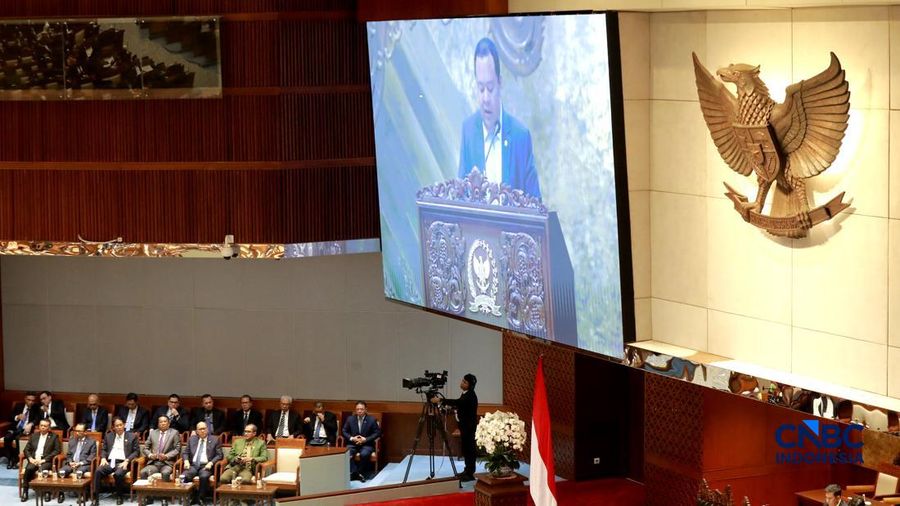 Rapat Paripurna DPR RI Ke-26 Masa Persidangan V Tahun Sidang 2025–2026 secara resmi telah mengesahkan Rancangan Undang-Undang tentang Pusat Finansial Internasional Indonesia (RUU PFII) menjadi Undang-Undang, Jakarta, Selasa, (21/7/2026).