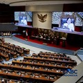 Rapat Paripurna DPR RI Ke-26 Masa Persidangan V Tahun Sidang 2025–2026 secara resmi telah mengesahkan Rancangan Undang-Undang tentang Pusat Finansial Internasional Indonesia (RUU PFII) menjadi Undang-Undang, Jakarta, Selasa, (21/7/2026). (CNBC Indo