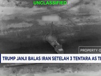 Trump Janji Balas Iran Setelah 3 Tentara AS Tewas