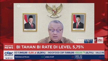 Beda Dari Konsensus, BI Tahan Level Suku Bunga Acuan di 5,75%