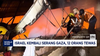 Israel Kembali Serang Gaza, 12 Orang Tewas