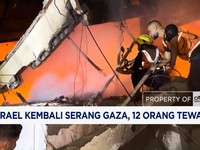 Israel Kembali Serang Gaza, 12 Orang Tewas
