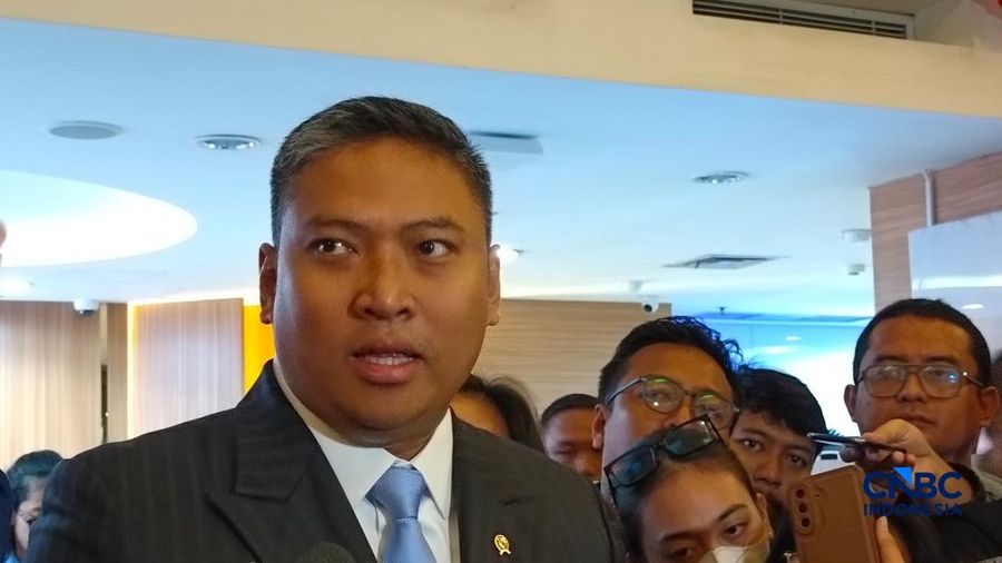 Kepala Badan Gizi Nasional (BGN) Sudaryono saat ditemui di Kantor Pusat BGN, Jakarta, Rabu (22/7/2026). (CNBC Indonesia/Martyasari Rizky)