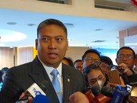 Kepala Badan Gizi Nasional (BGN) Sudaryono saat ditemui di Kantor Pusat BGN, Jakarta, Rabu (22/7/2026). (CNBC Indonesia/Martyasari Rizky)