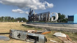 Kondisi Taman Kota Giri Menang, Proyek Rp 6,6 M yang Jerat Bupati Lobar ke KPK