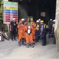 Sedikitnya 12 orang tewas setelah sebuah terowongan runtuh akibat ledakan yang diduga dipicu kebocoran gas di proyek pembangkit listrik tenaga air (PLTA) di negara bagian Sikkim, India timur laut. (Tangkapan Layar Video Reuters/ANI)