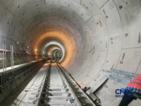 Suasana aktivitas pekerja saat pengerjaan proyek MRT Fase 2A di Jakarta, Rabu (22/7/2026). (CNBC Indonesia/Ferry Sandi)