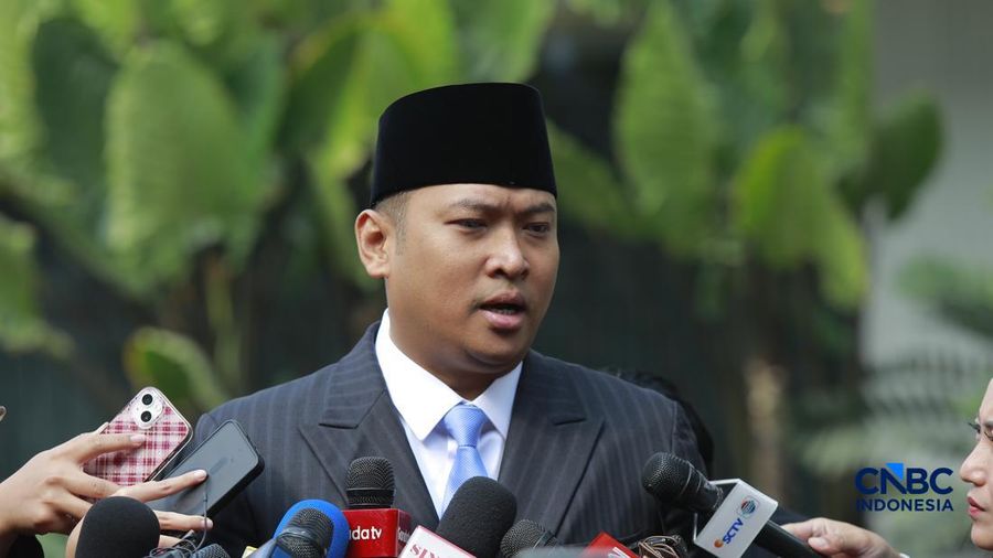 Wakil Menteri Pertanian (Wamentan) Sudaryono saat tiba di Istana Merdeka, Jakarta, Rabu (22/7/2026). (CNBC Indonesia/Muhammad Sabki)