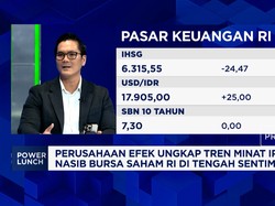 Bos Perusahaan Efek Yakin RI Bisa Pertahankan Posisi "Emerging Market"