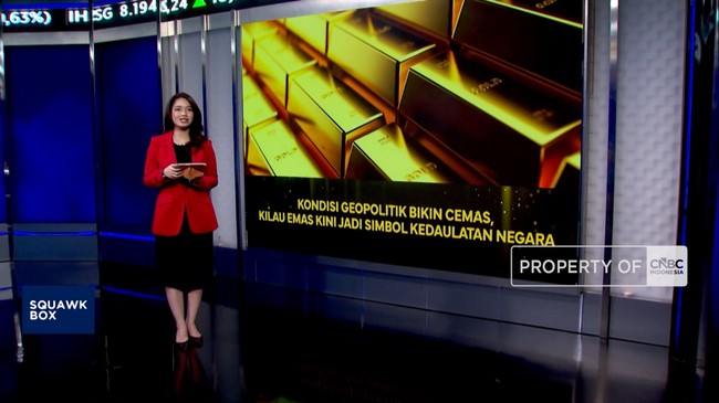 Geopolitik Bikin Cemas, Kilau Emas Jadi Simbol Kedaulatan Negara