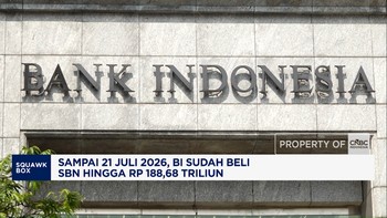 Hingga 21 Juli 2026, BI Beli SBN Rp188,68 Triliun