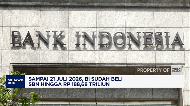 Video: Hingga 21 Juli 2026, BI Beli SBN Rp188,68 Triliun