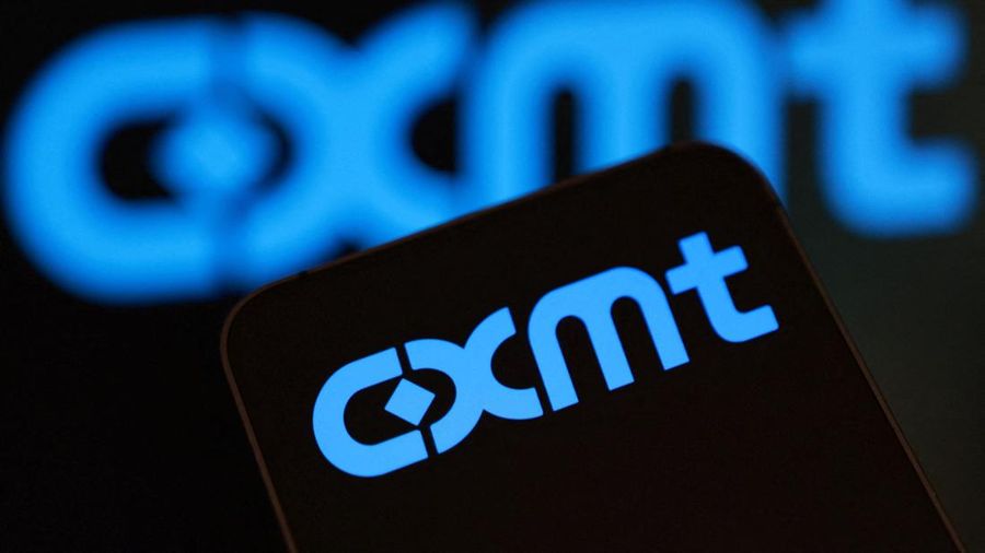 Logo CXMT terlihat pada ilustrasi ini yang diambil pada 20 Juli 2026. (REUTERS/Dado Ruvic/Illustration)